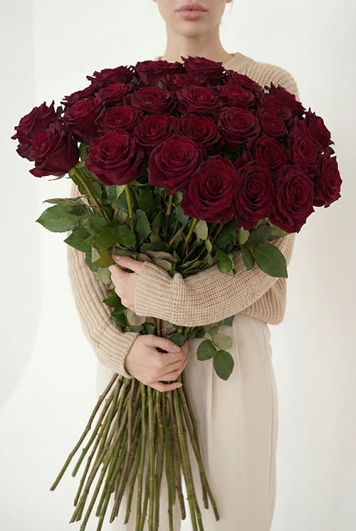 Высокие розы